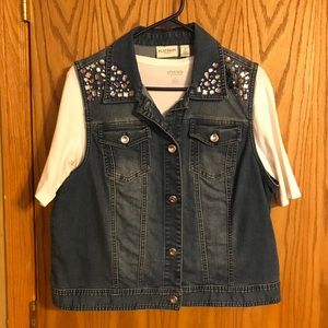 Chico’s denim vest